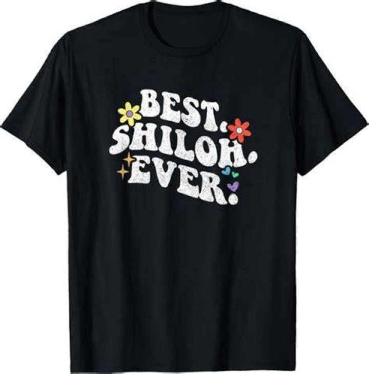 Shiloh Name Vintage Retro Gift Called Shiloh Shiloh Sticker TeePublic